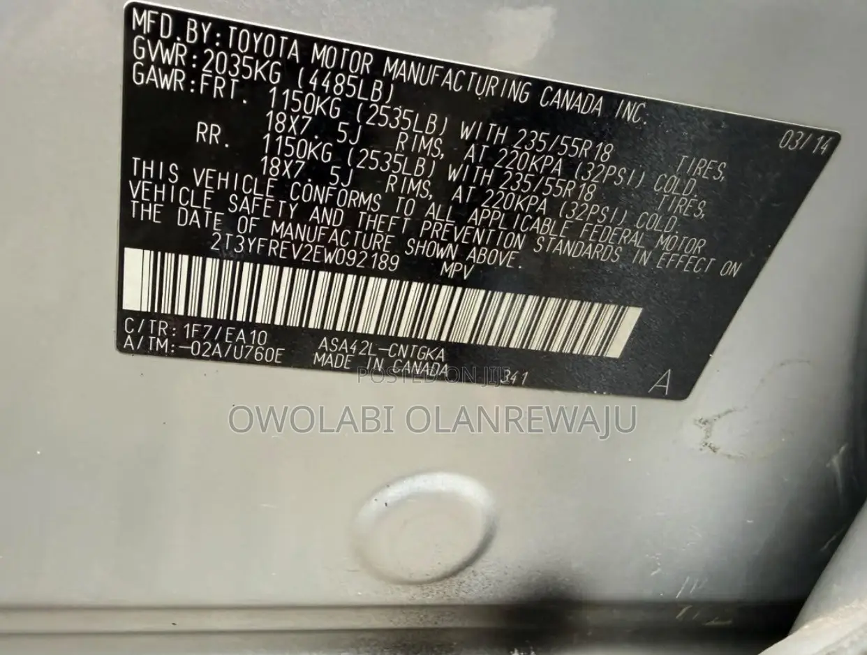 Toyota RAV4 2013 Silver