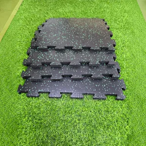 Heavy Duty Rubber Floor Tiles Gym Mat ( 20mm Interlock Gym Mat )