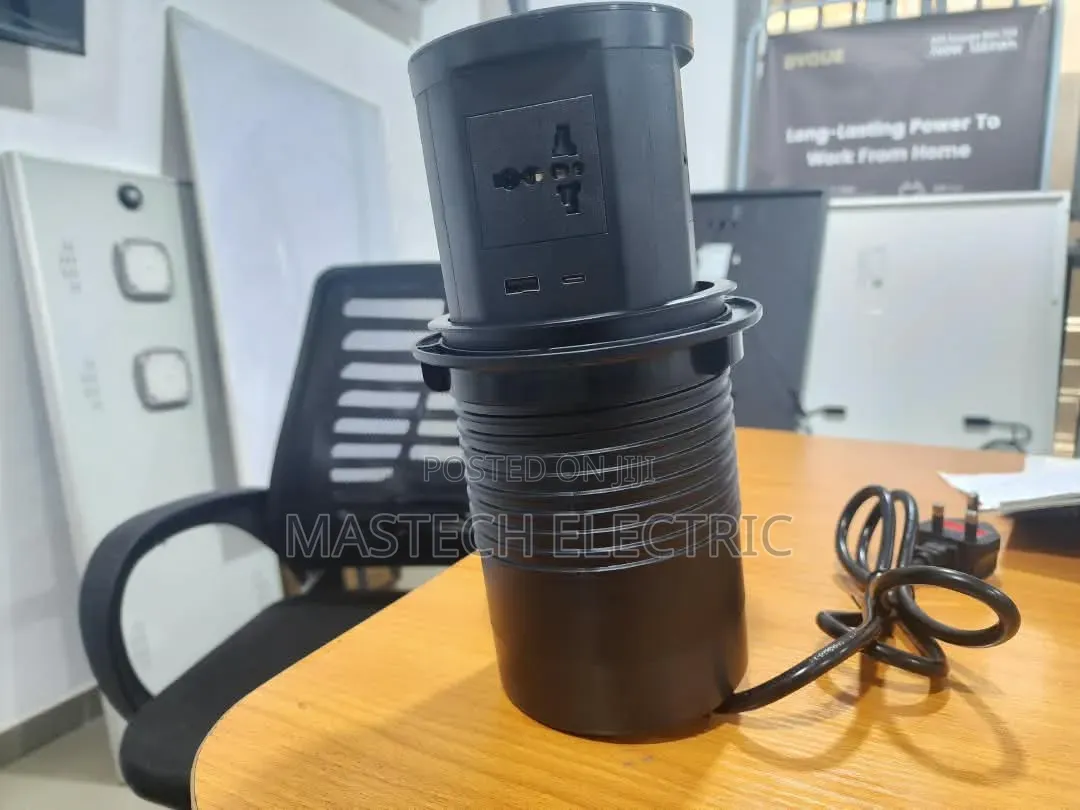 Pop Up Desk Socket - Universal Ports.