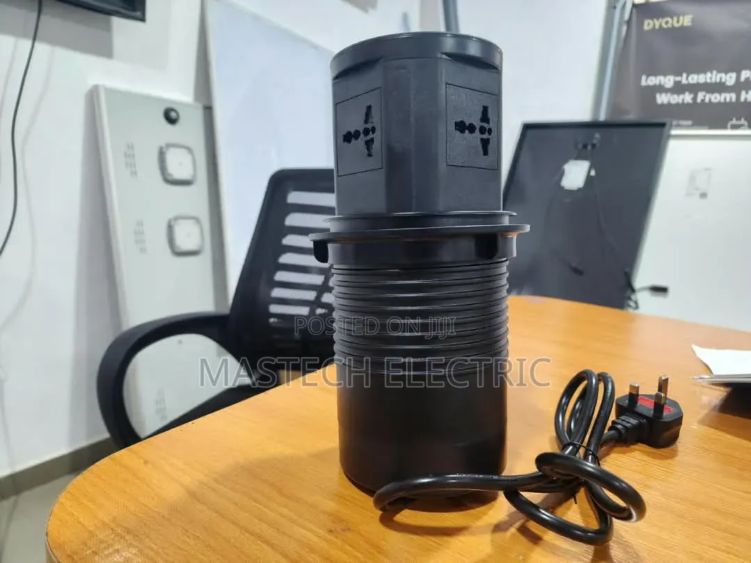 Pop Up Desk Socket - Universal Ports.