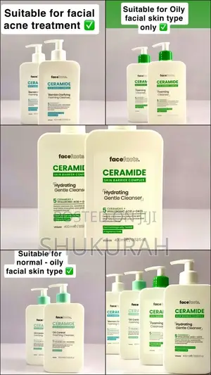 Face Facts Ceramide Cleanser 400ml - Acne / Oily / Hydrating