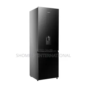 Hisense Bottom Freezer Refrigerator 349L Glass Doors With Dispenser