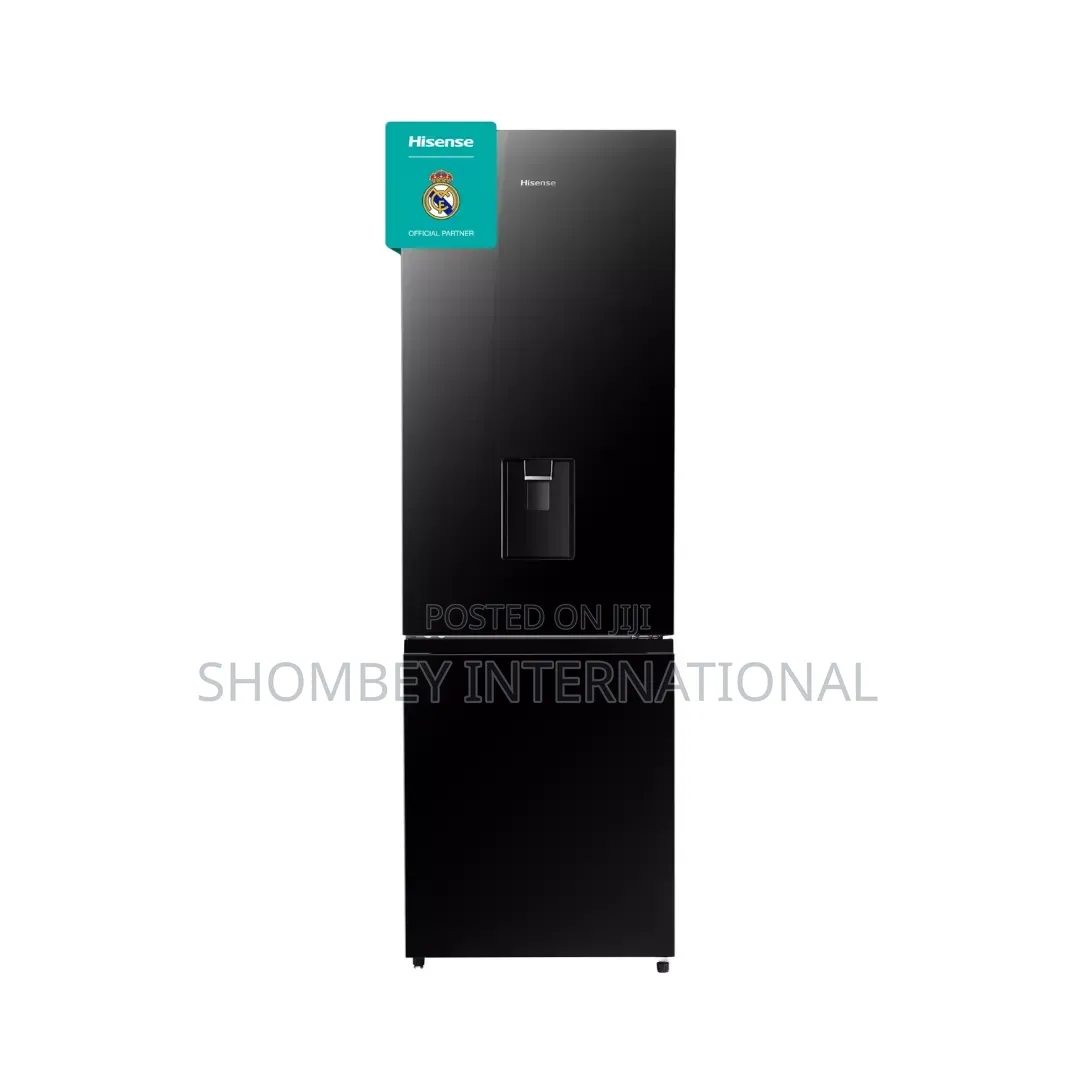 Hisense Bottom Freezer Refrigerator 349L Glass Doors With Dispenser