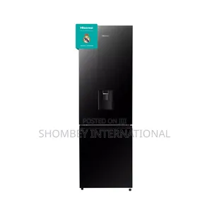 Hisense Bottom Freezer Refrigerator 349L Glass Doors With Dispenser