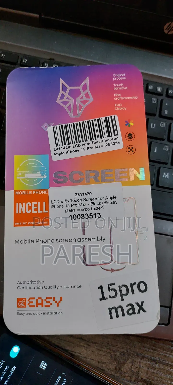 iPhone 15promax Display