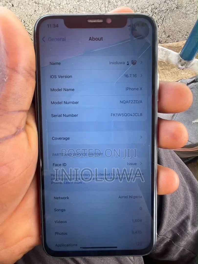 Apple iPhone X 256 GB White