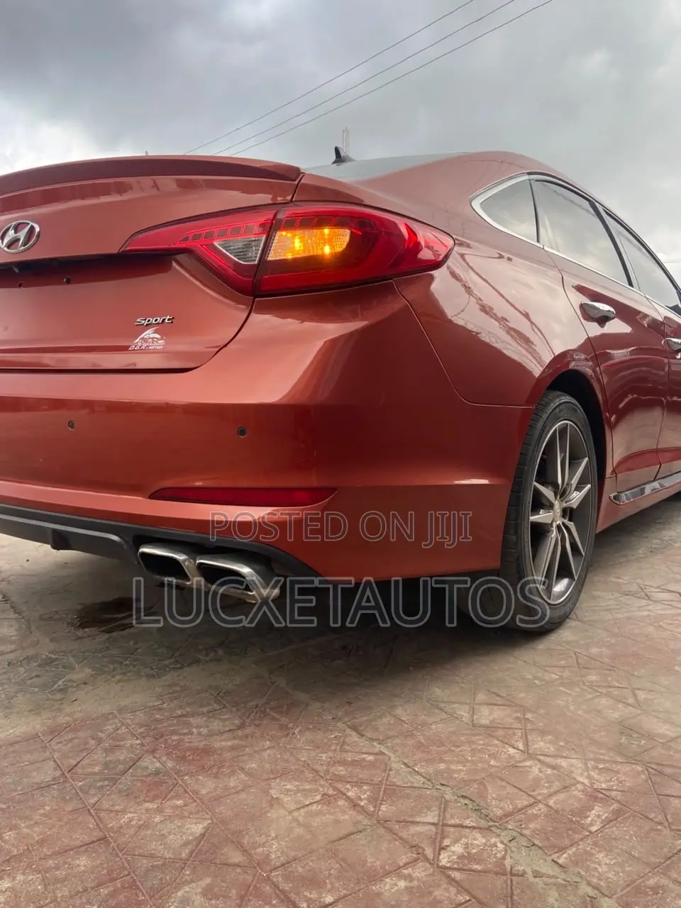 Hyundai Sonata 2015 Orange