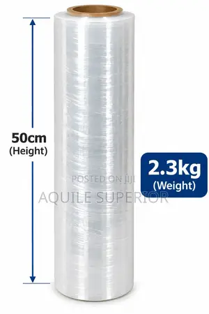 2.3kg Stretch Film Roll 50cm for Packaging & Pallet Wrapping