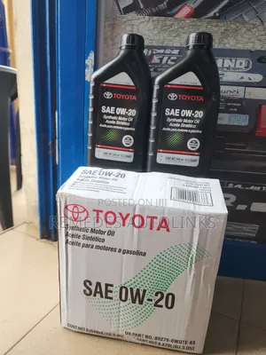 Toyota Oil SAE 0w20 1L Fully Synthetic Motor Oil