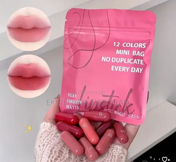 12 Lipsticks in 1 Packet