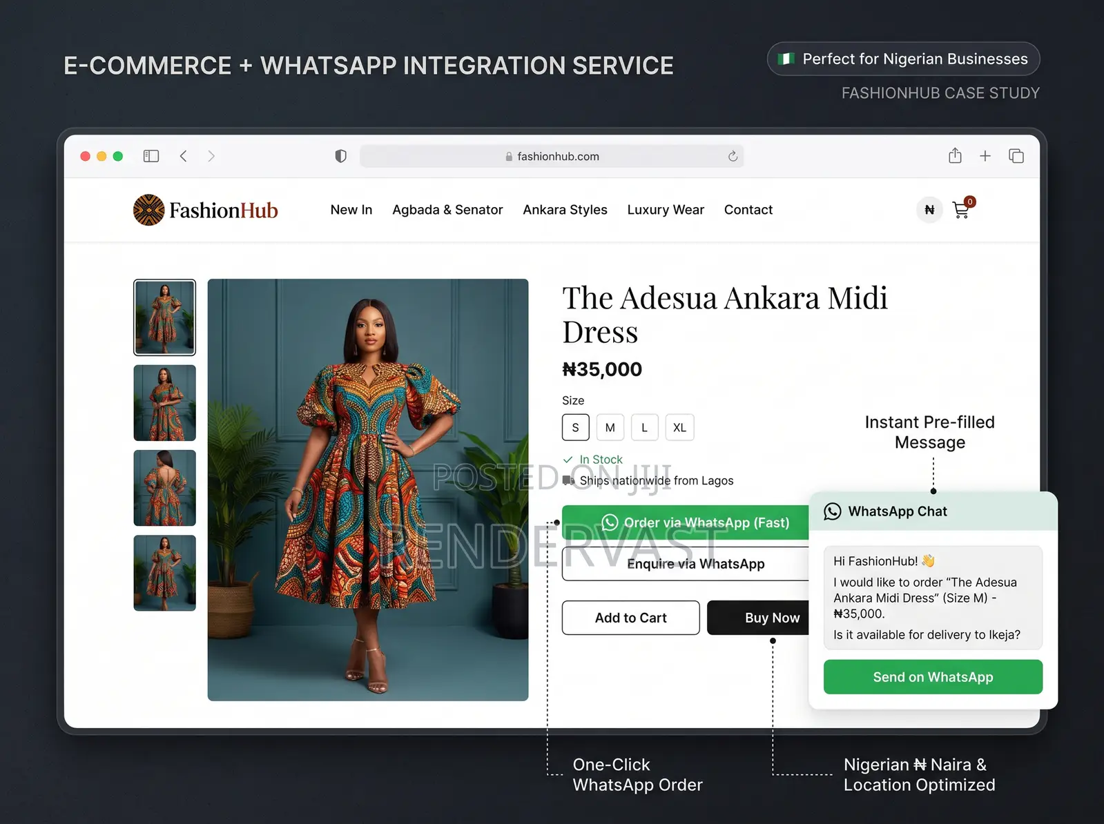WhatsApp Integration for Websites & Online Stores