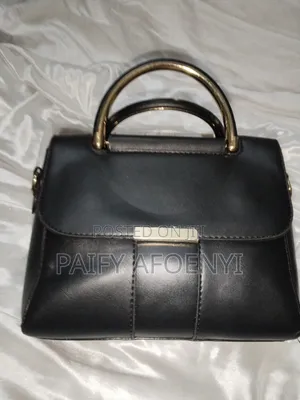 Classic Black Structured Satchel