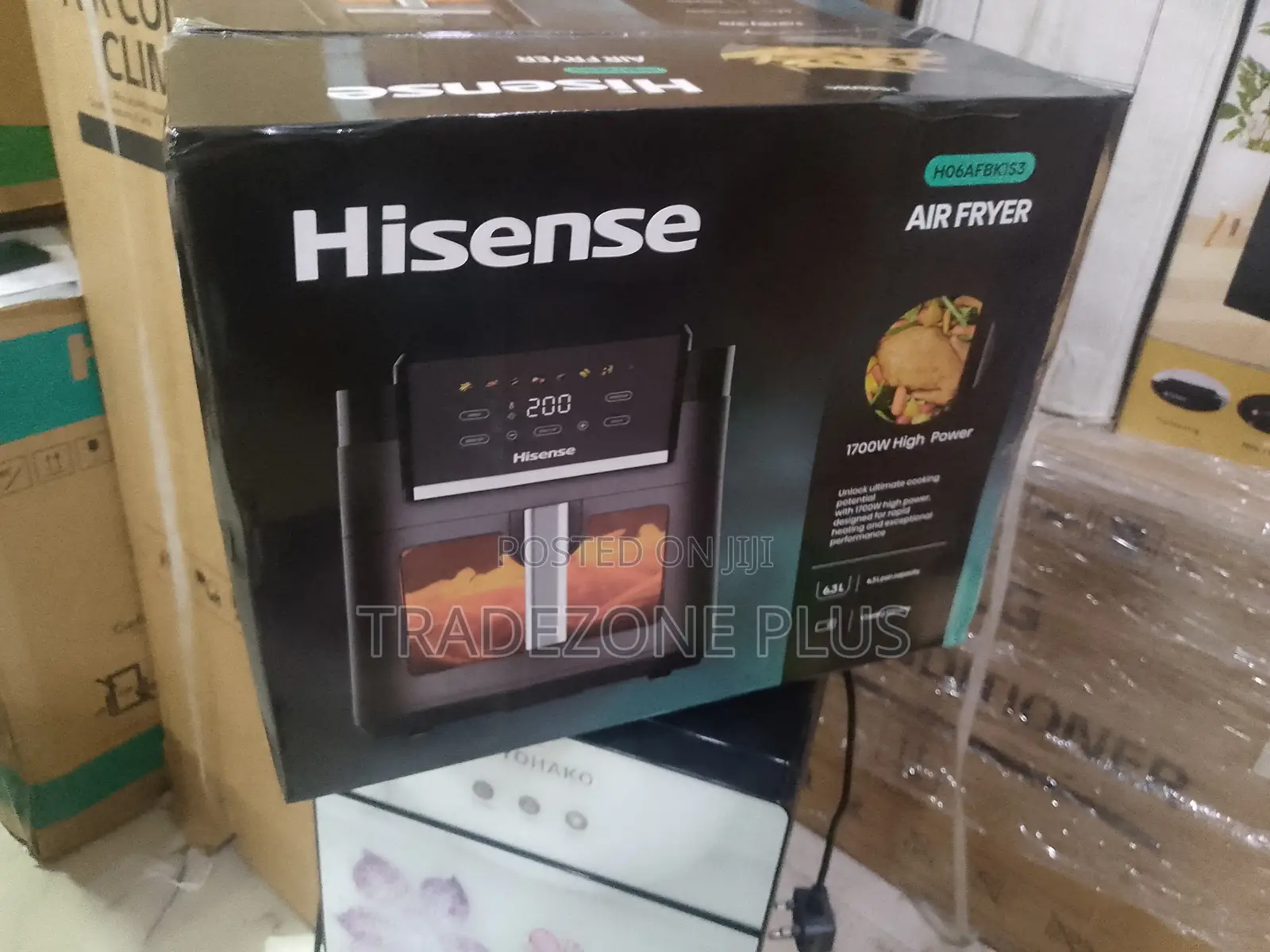 Hisense 1700W Hot Air Cooker With 6.3L Capacity