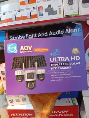 4g Lte Triple Lens Solar PTZ Camera