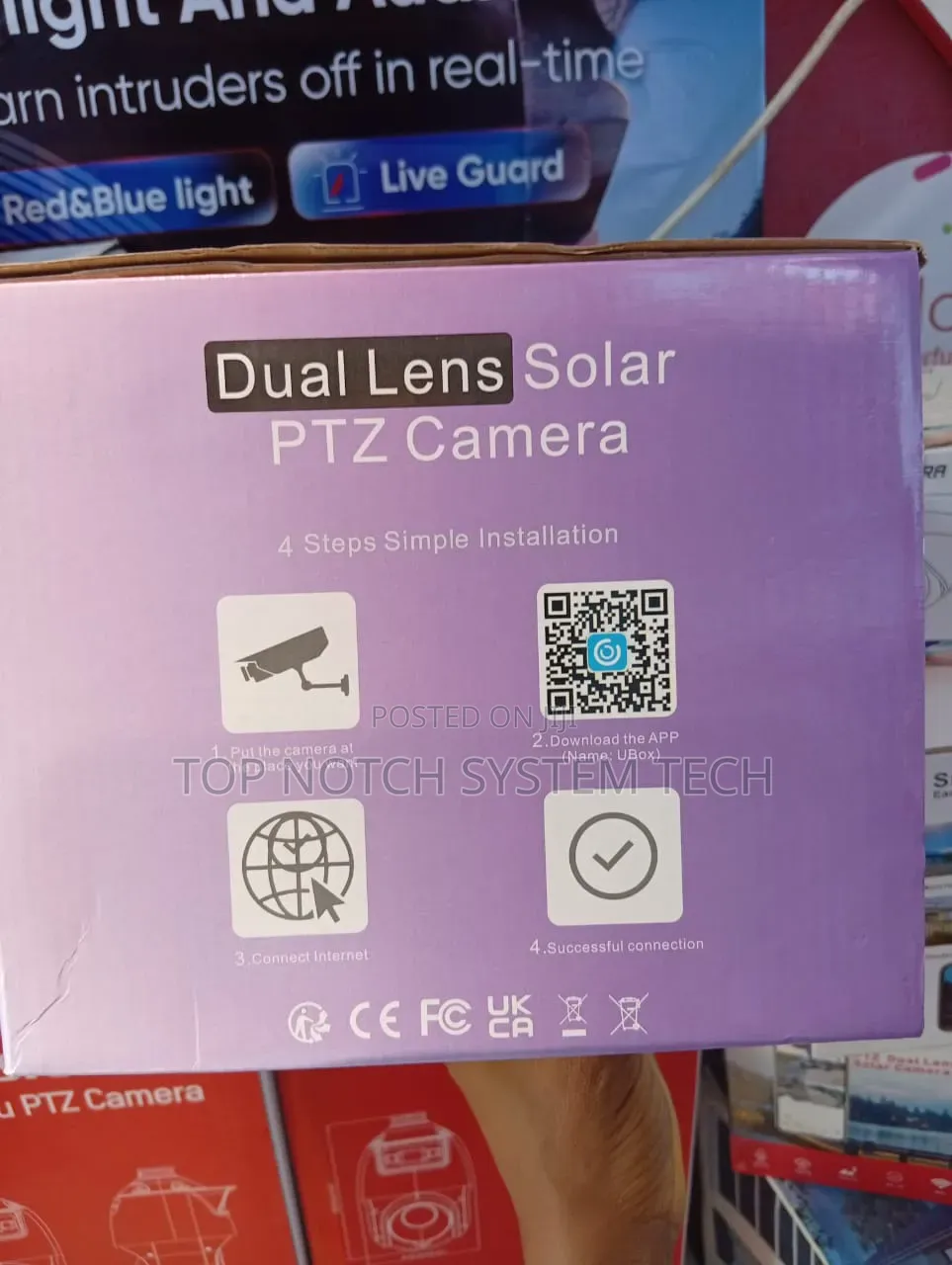 4g Lte Triple Lens Solar PTZ Camera