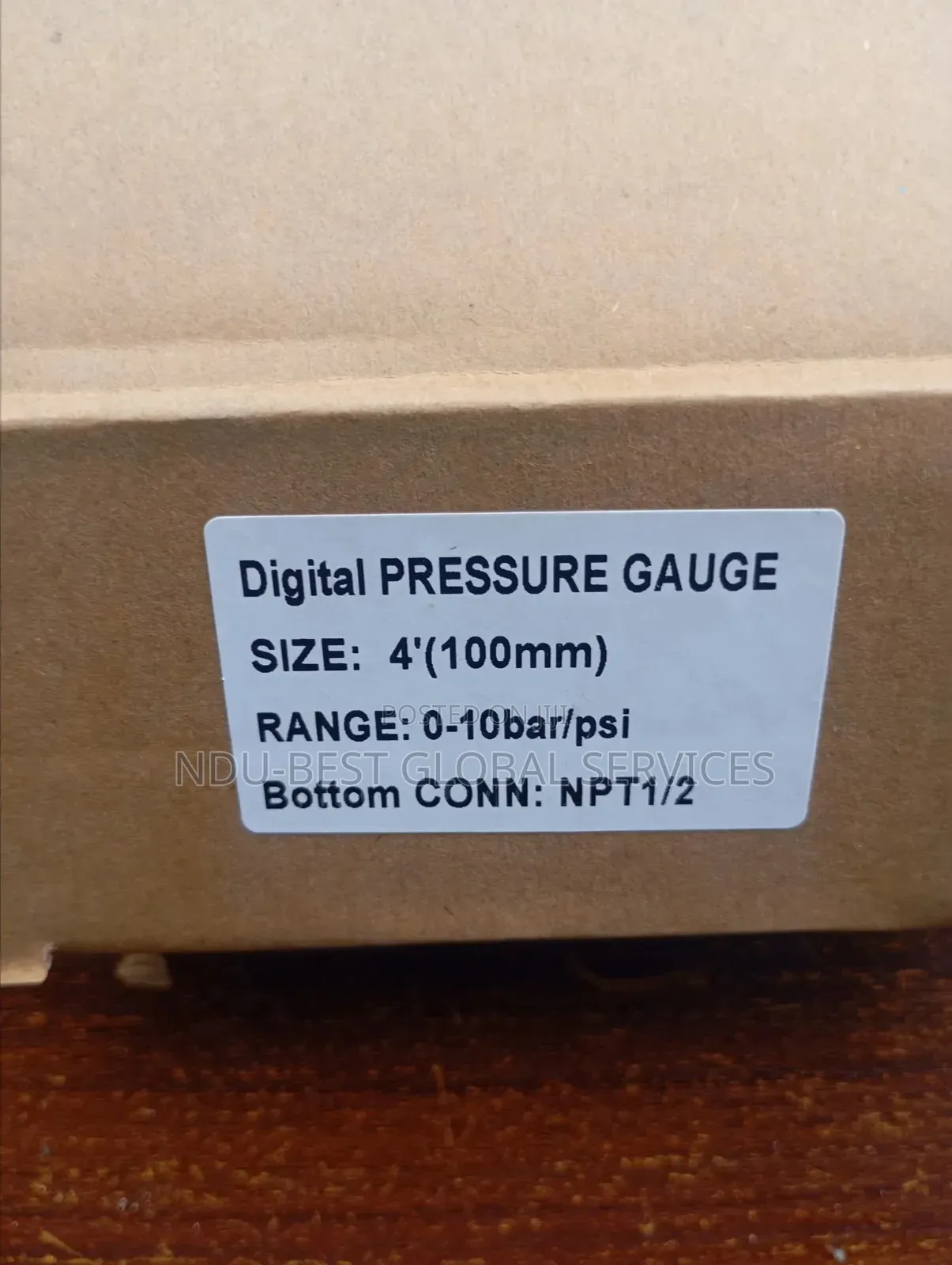 4"Digital Pressure Gauge