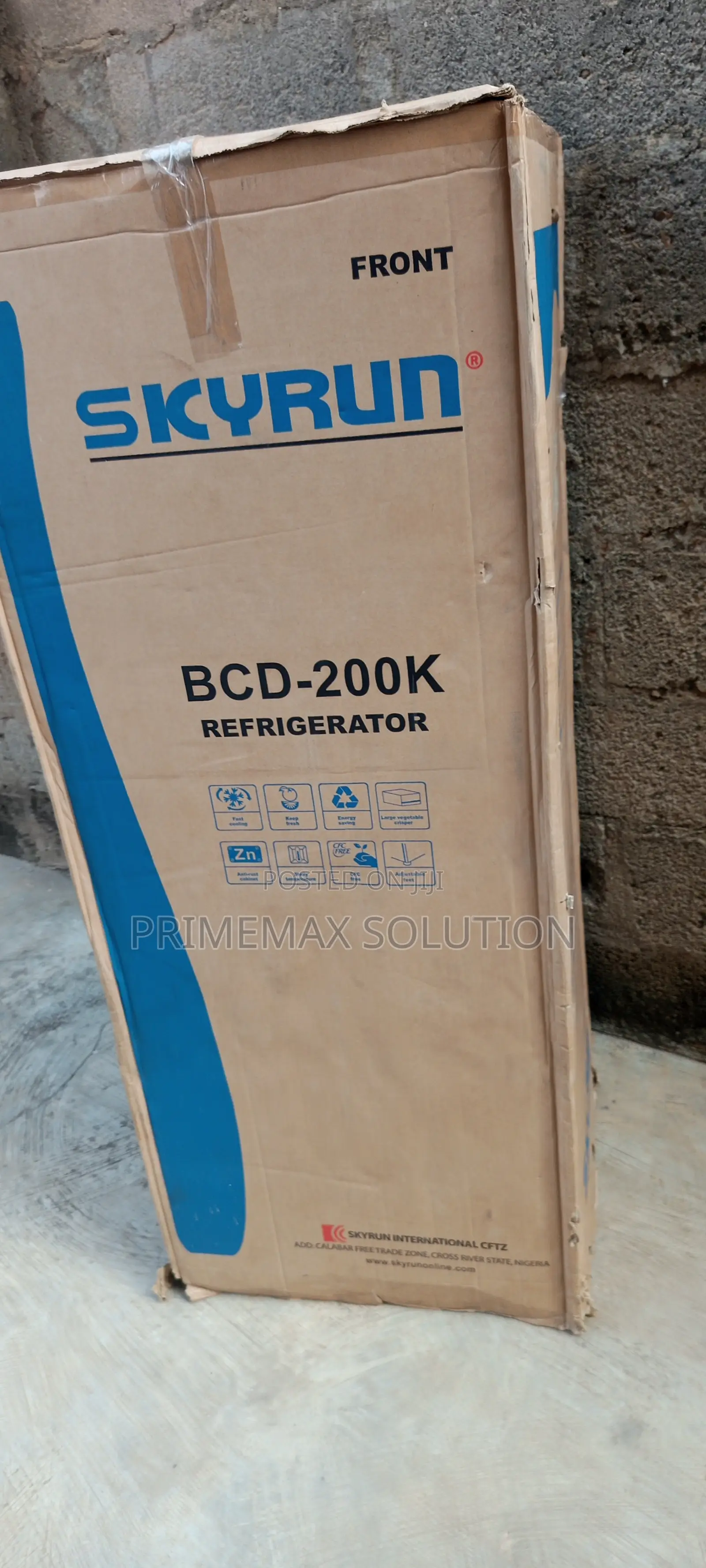 Skyrun BCD-200K Refrigerator 200 Litres Capacity