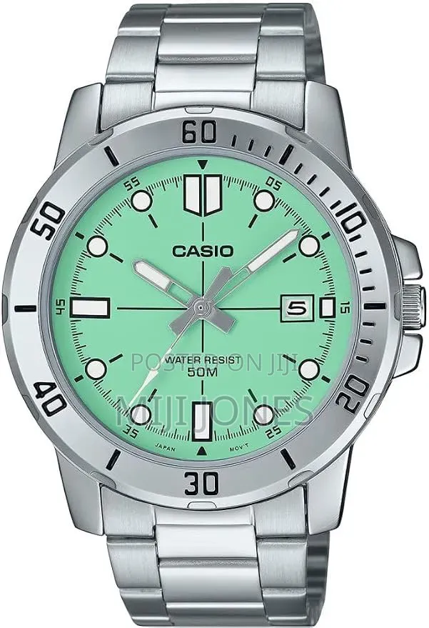*Original Casio MTP-VD01D Colored Dial Watch - MTP-VD01D-3E2VUDF*