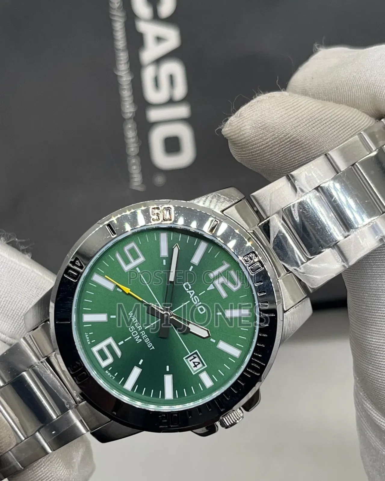 *Original Casio MTP-VD01D Colored Dial Watch - MTP-VD01D-3E2VUDF*