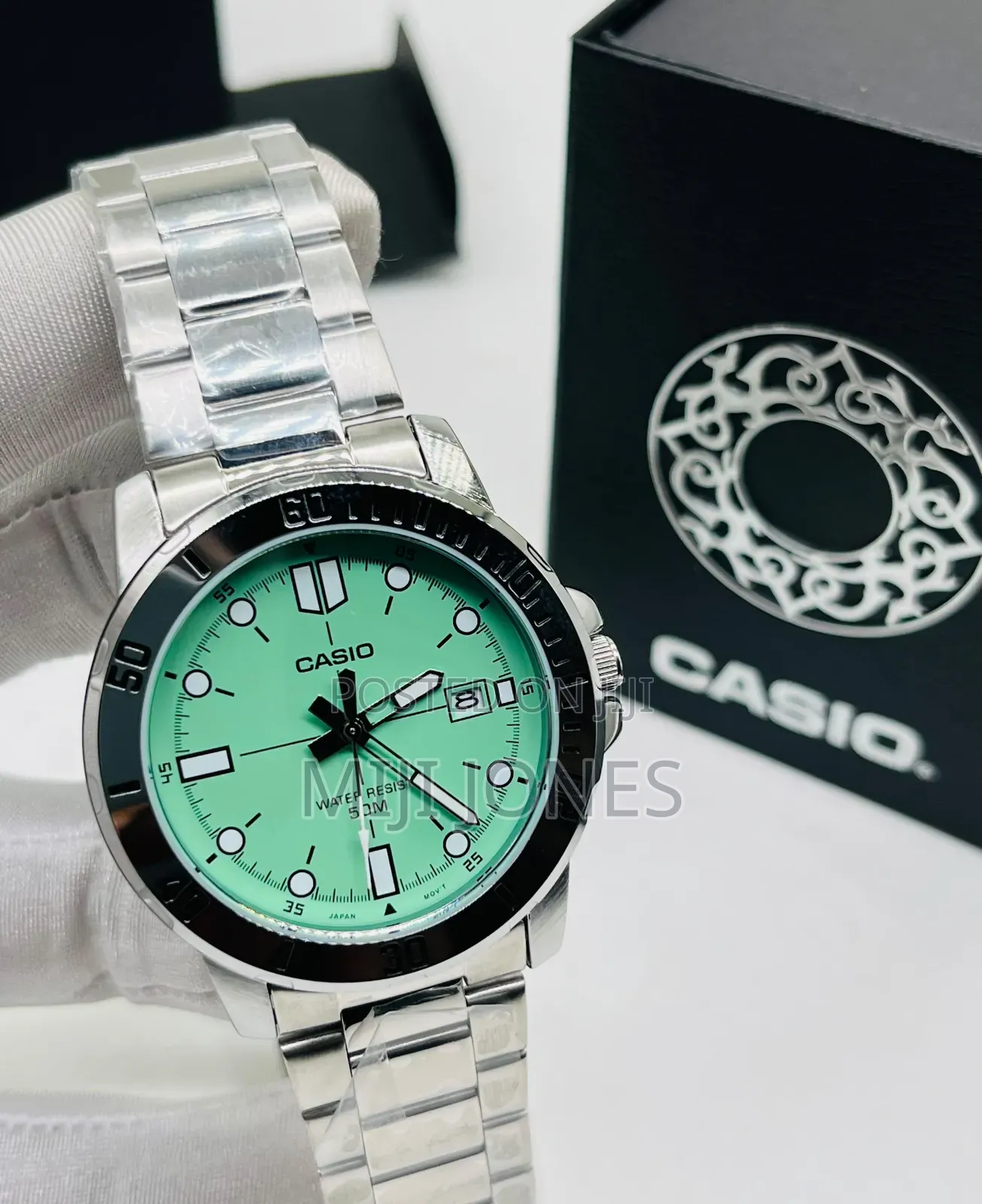 *Original Casio MTP-VD01D Colored Dial Watch - MTP-VD01D-3E2VUDF*