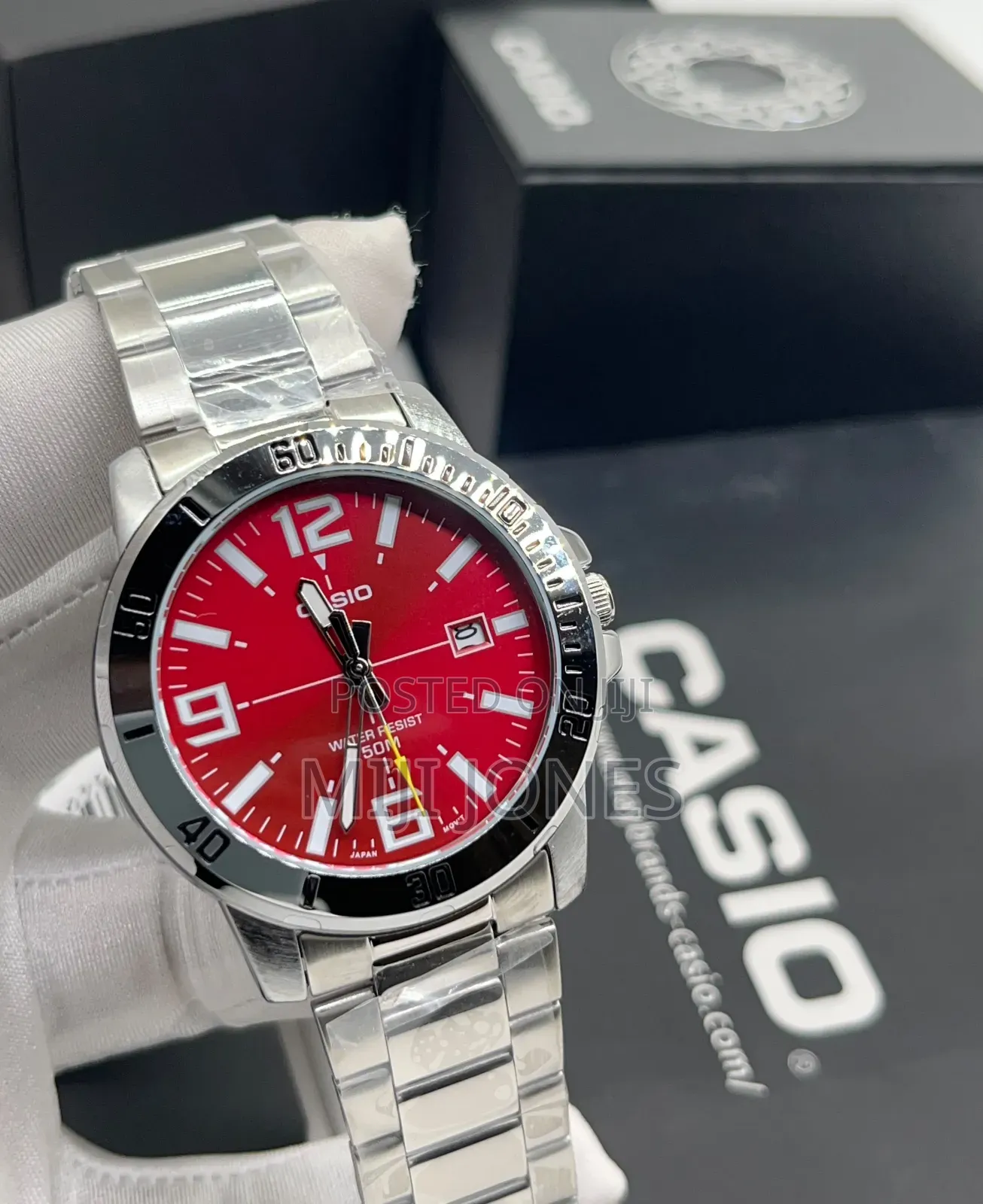 *Original Casio MTP-VD01D Colored Dial Watch - MTP-VD01D-3E2VUDF*