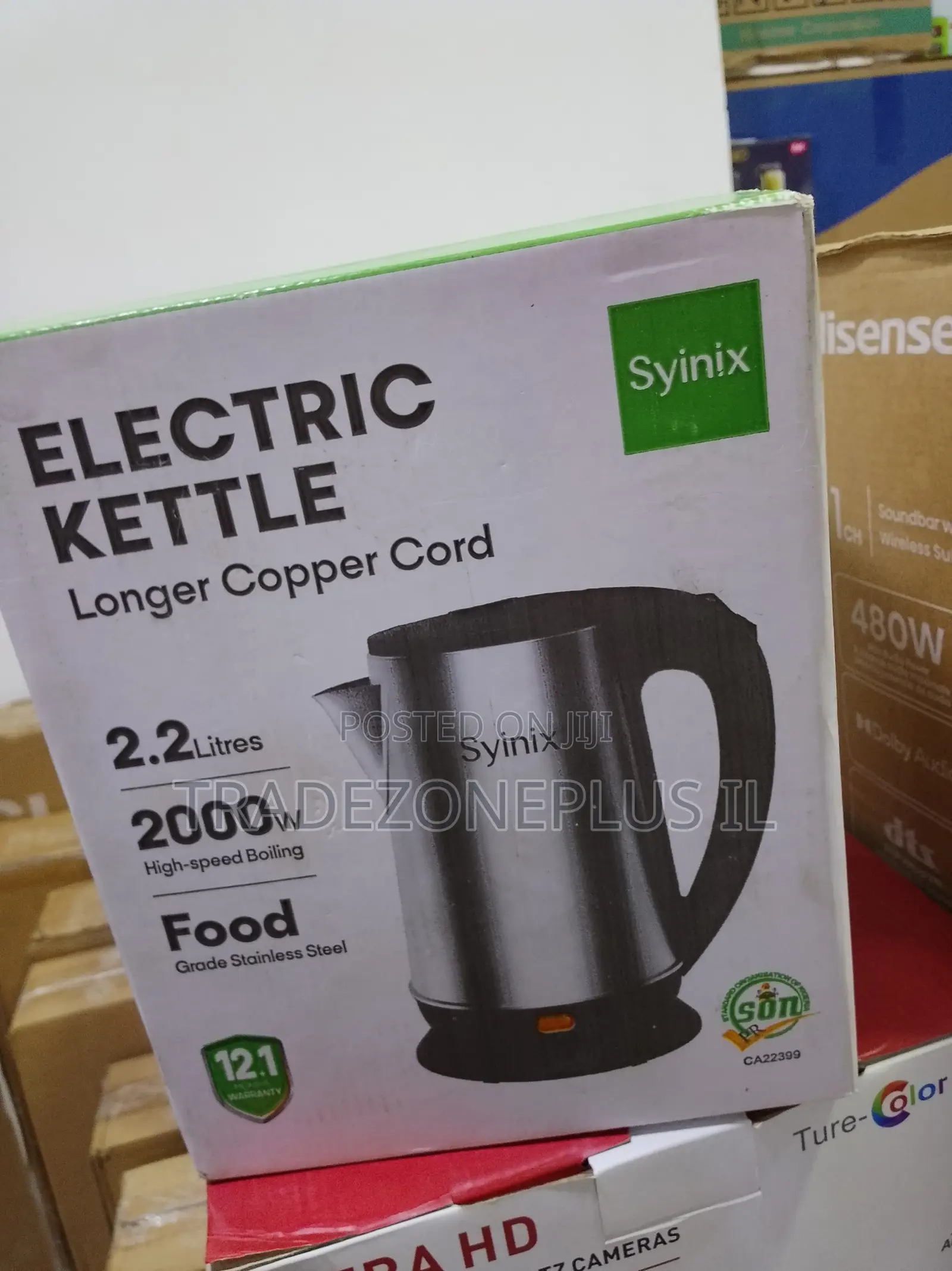 Synix Kitchen Companion Electric Kettle 2000W
