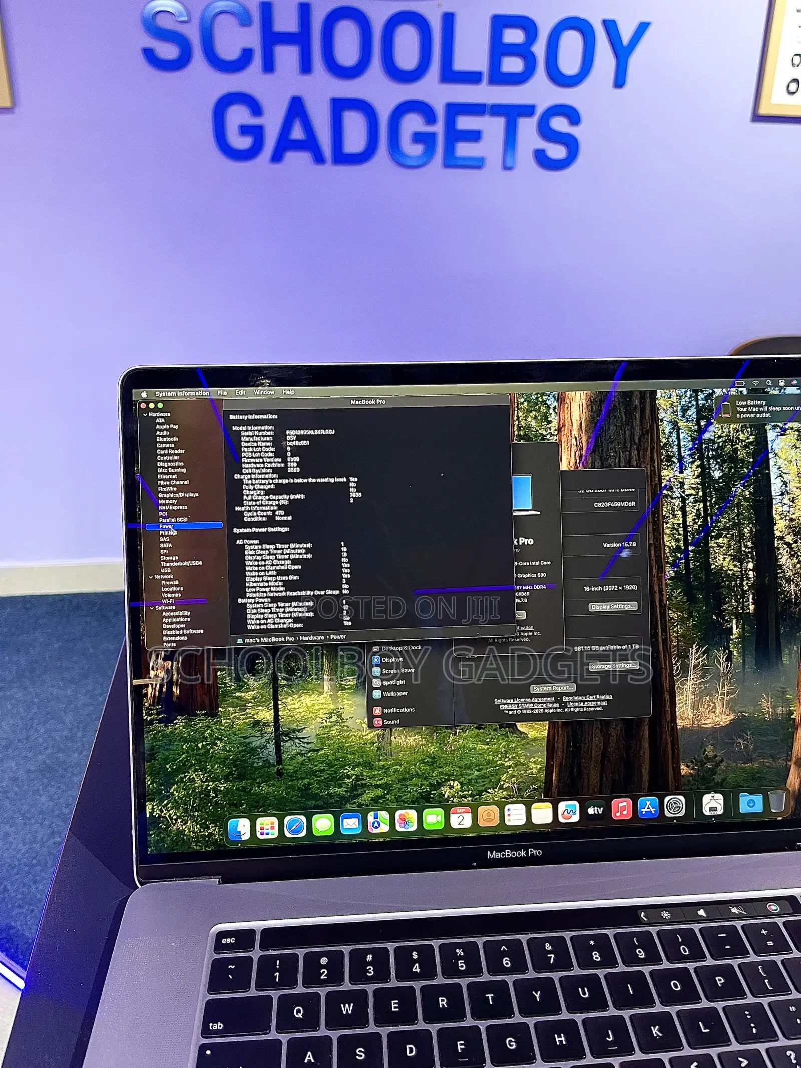Laptop Apple MacBook Pro 2018 32GB Intel Core i9 SSD 1T