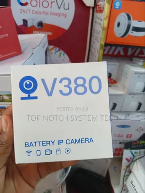 V380 Battery IP Camera - WiFi Wireless 2-Way Audio - Motion Detect
