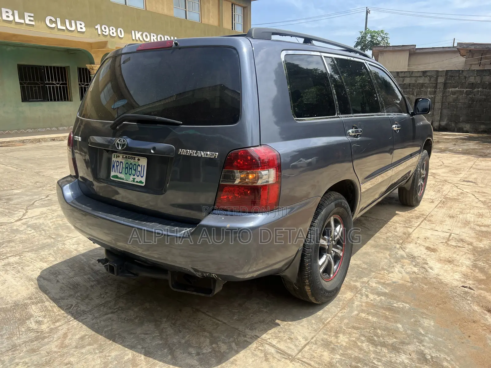 Toyota Highlander 2004 Gray