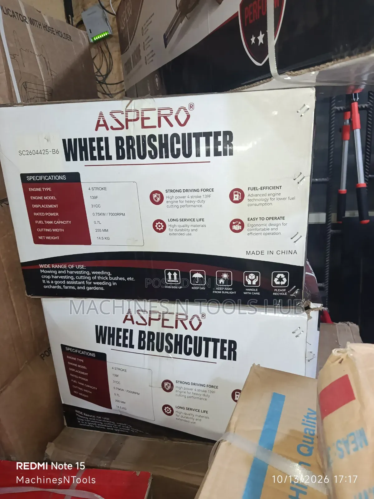 Aspero Wheel Brush Cutter