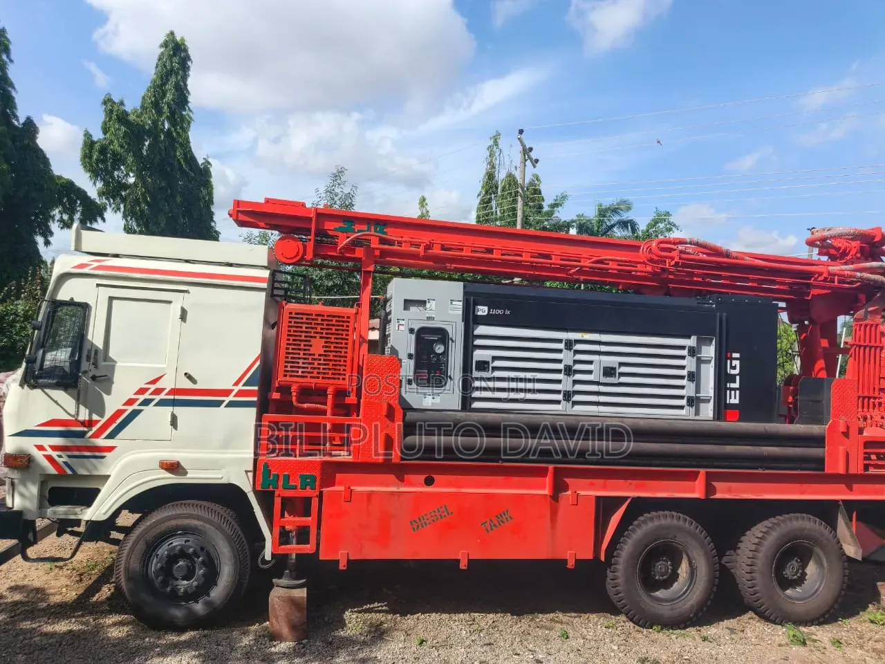 Truck-Mounted Borehole Drilling Rig