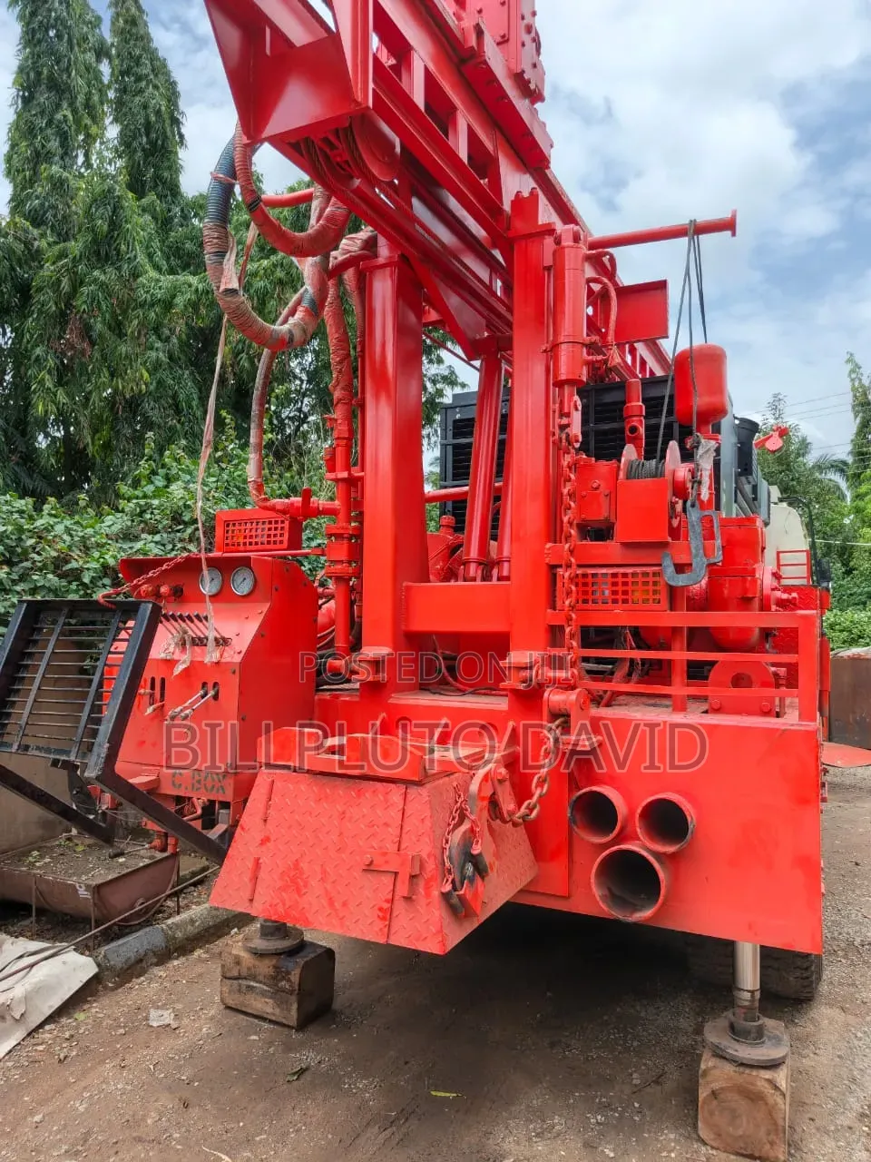 Truck-Mounted Borehole Drilling Rig
