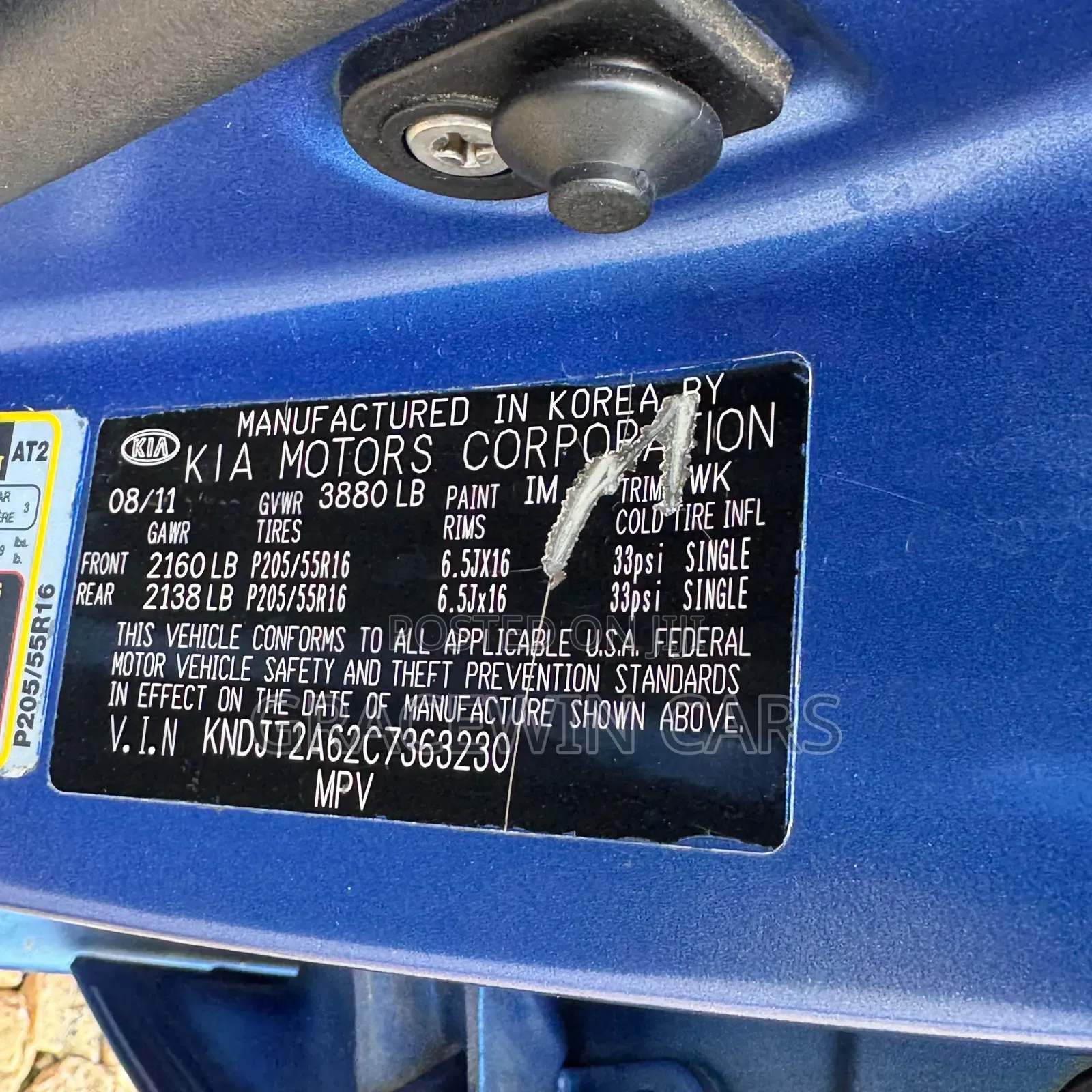 Kia Soul Automatic 2012 Blue