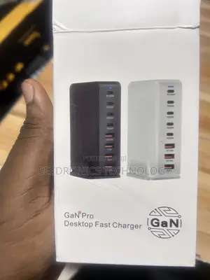 240W GaN Pro Fast Charger – 8 Ports | PD 100W Laptop & Phone Charger