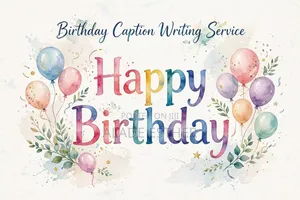 Professional Writing Service/ Birthday Captions