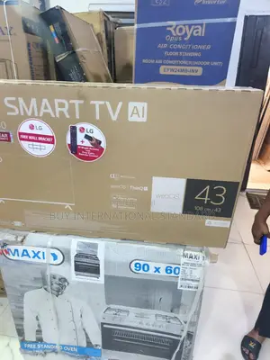 LG 43LR60006LA Flat Panel Smart TV for Indoor Entertainment
