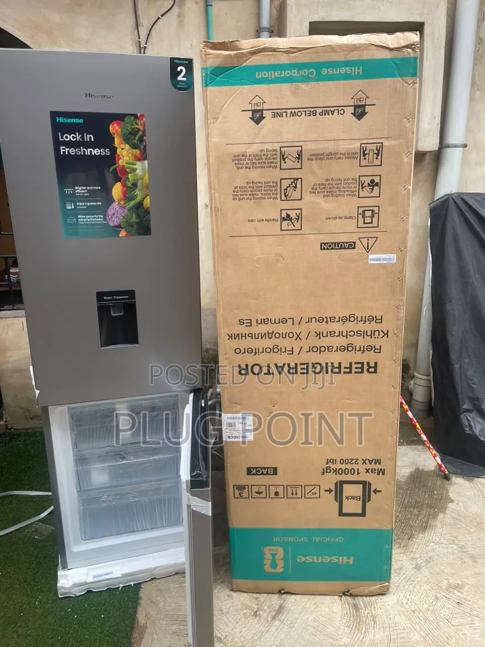 Hisense 268 Litres Bottom Freezer Fridge