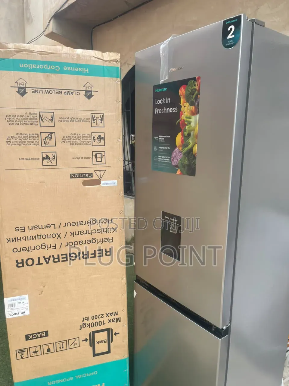 Hisense 268 Litres Bottom Freezer Fridge