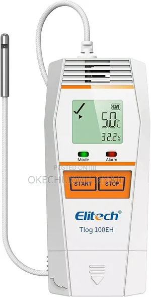 Temperature and Humidity Data Logger Reusable PDF Report USB Port