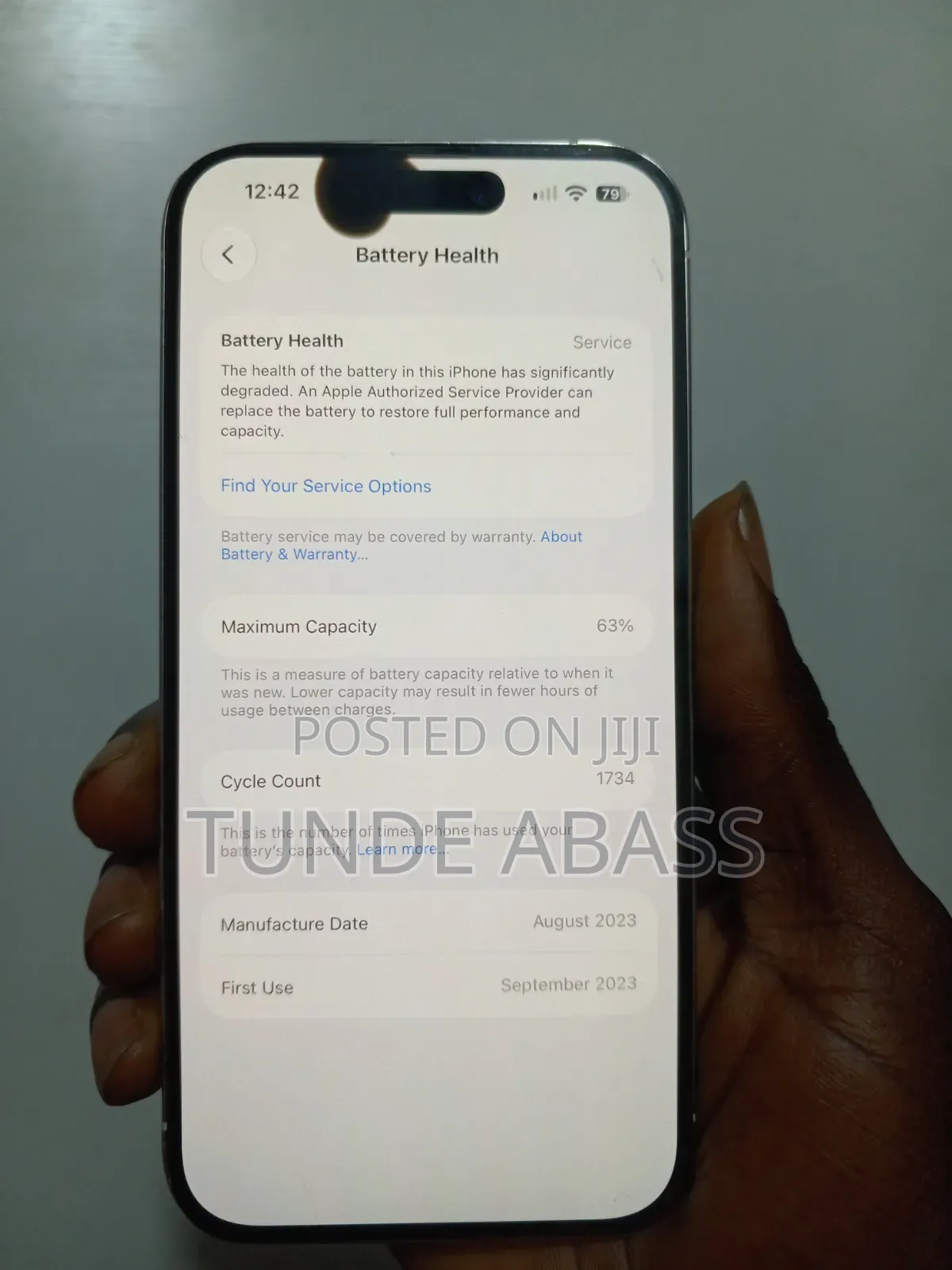 Apple iPhone 15 Pro 128 GB Silver