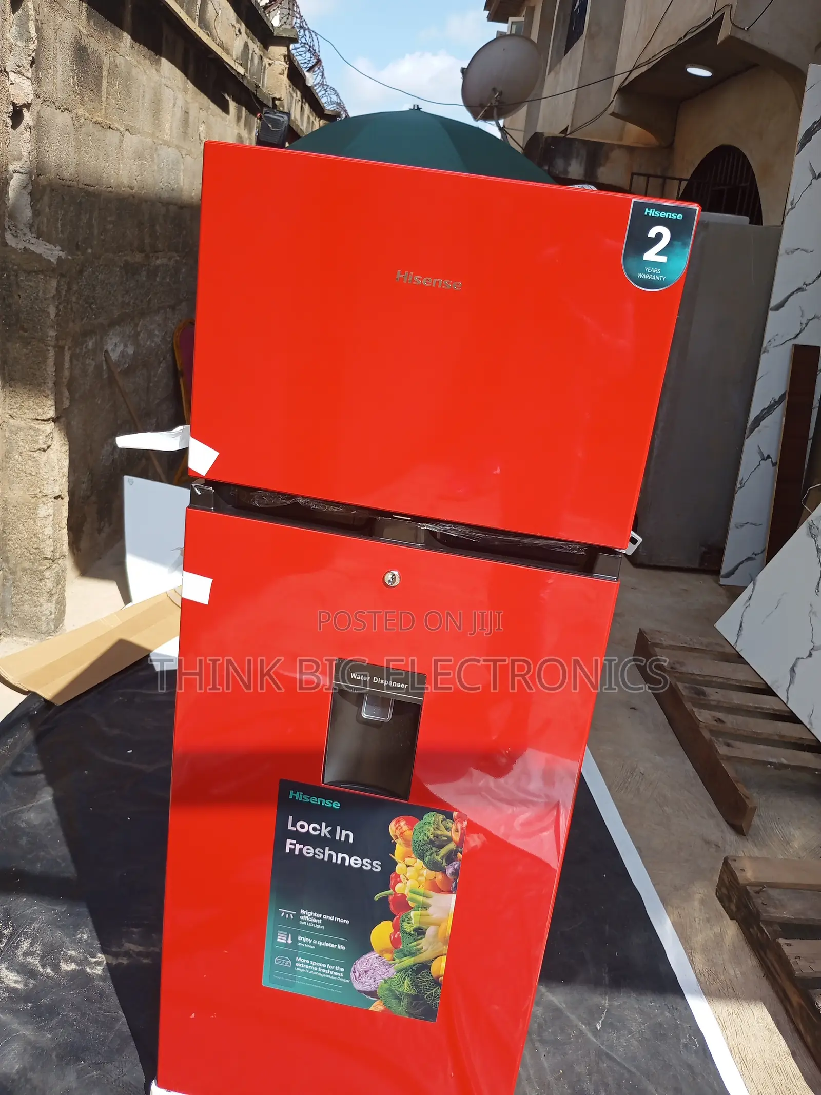 Hisense 205DRB Refrigerator With Front Mounted Dispenser