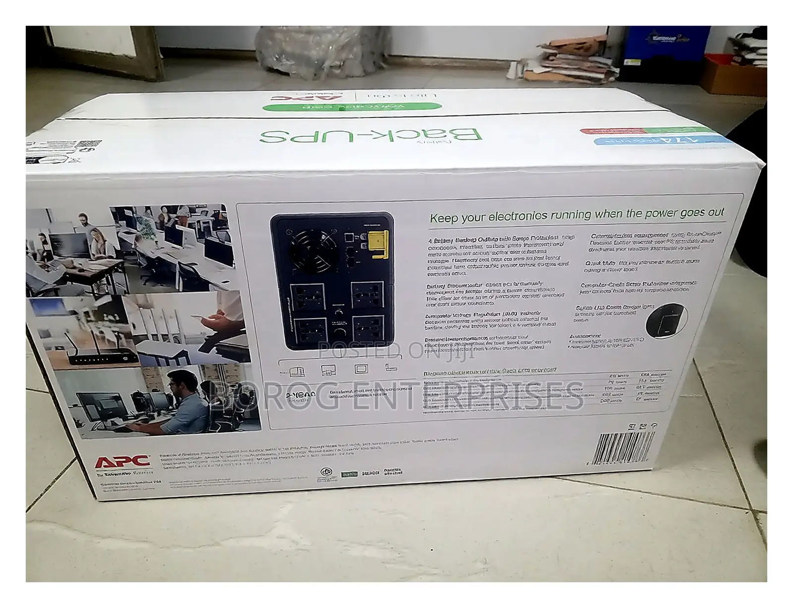 APC Back-Ups 2200va, 230v, Avr, Universal Sockets-Bx2200mi-Ms