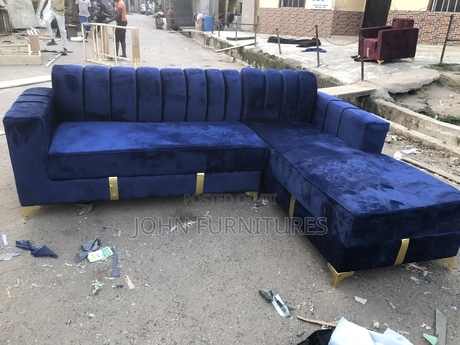 Locally Made L Shaped Sofa