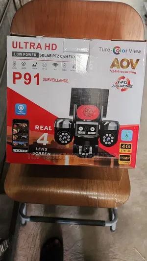 F91 Ultra Hd Four Lens Solar PTZ Camera