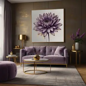Modern Home Interiors Flower Designs Wall Art