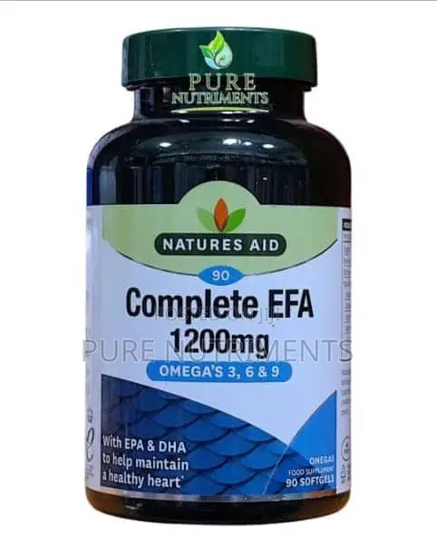 Natures Aid Complete 1200mg Heart, Brain & Vision Support 90softgels