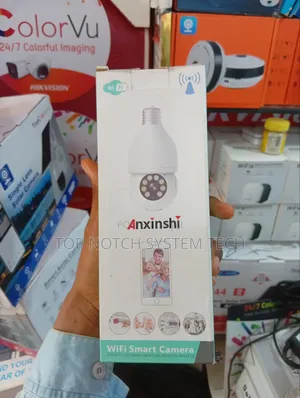 360° E27 Bulb With Smart Camera Anxinshi Pan/Tilt Bulb CCTV Camera