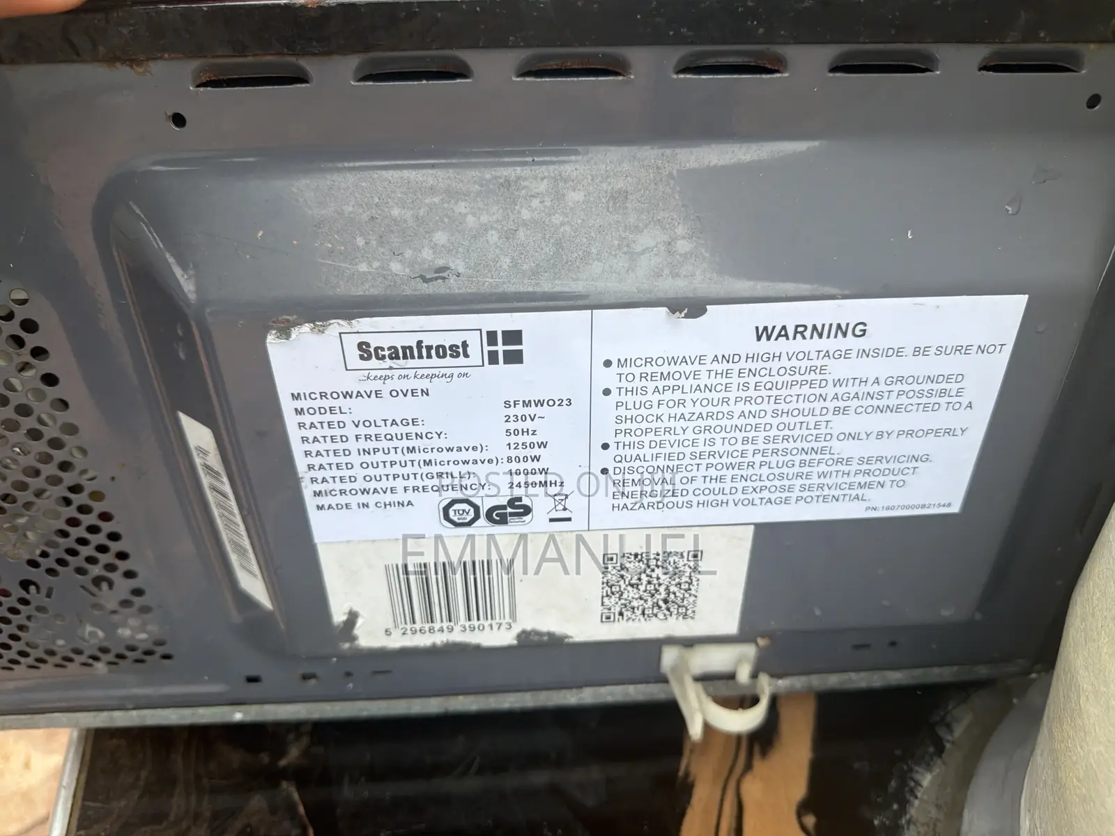 Microwave Scanfrost