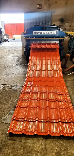Strong-Profile Look 0.70(B)mm TC Red Step Tile Roofing Sheets