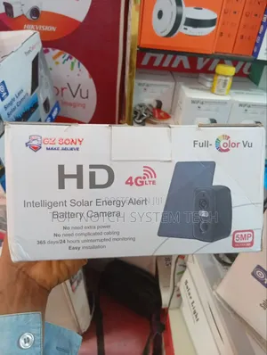 5MP 4G LTE Solar Battery Camera -Gz Sony Full - Color